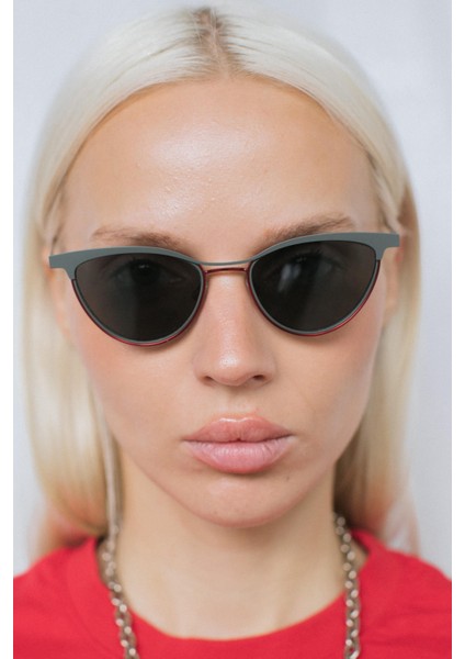 Dellina Anthracite Red Black Güneş Gözlük fiyatları