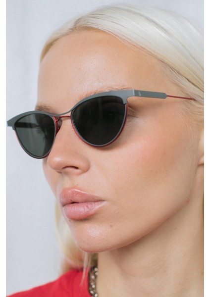 Dellina Anthracite Red Black Güneş Gözlük fırsatları