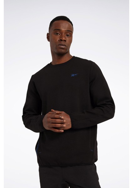 Tukan C Neck Siyah Erkek Sweatshirt