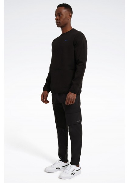 Tukan C Neck Siyah Erkek Sweatshirt modelleri