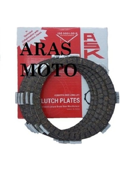 Yamaha Ybr 125-YBR 125 Esd Debriyaj Balata Seti Tüm Yıllara Uyumlu Ask Marka