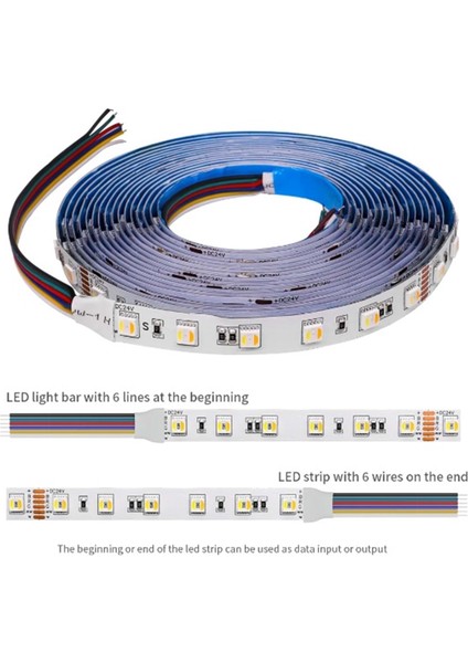 Rgb 5050 60LED/MT Şerit LED 5mt Dış Mekan