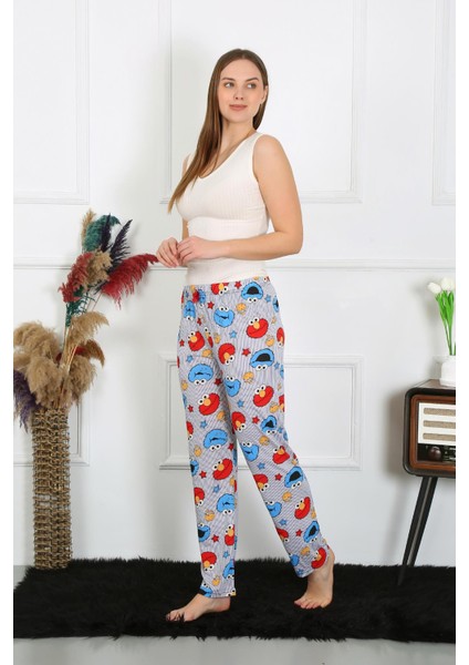 Kadın Pamuklu Tek Alt Pijama 27516