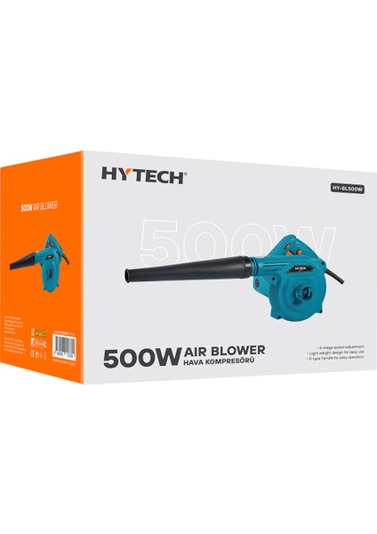 Hytech HY-BL500W Gerçek 500W 6 Kademeli Hava Üfleyici Kompresör Aır Blower indirimleri