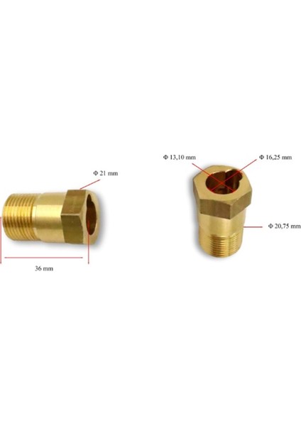 Jack - Trafimed CX0058 35-70 Mm² Kaynak Makinesi Dişi Bağlantı Soketi