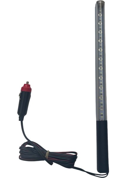 30CM LED Profilli Mıtnatıslı Oto Seyyar Lamba 12V (Çakmaklık Uçlu)