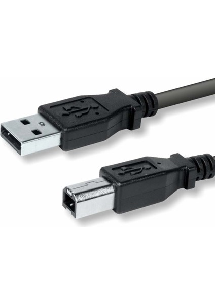 USB 2.0 10MT Yazıcı Kablosu Şeffaf