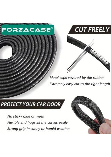 5 Metrelik Araba Kapı Kenar Koruma Şeridi Rulosu - FC784 indirimleri