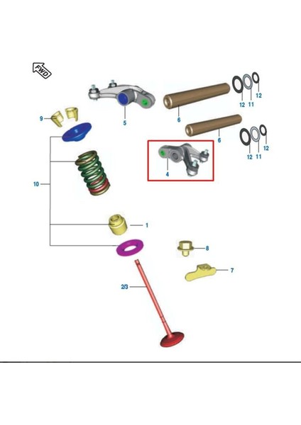 Bajaj Pulsar Ns 200,RS 200 Piyano Orjinal Emme (In) Subap Iticisi Tüm Yıllara Uygun fiyatları