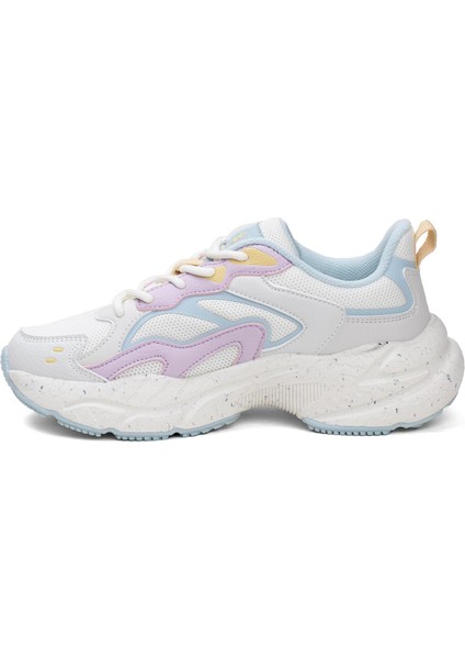 101783311 4W Fanto 4pr Kadın Klasik Sneaker Kırık Beyaz