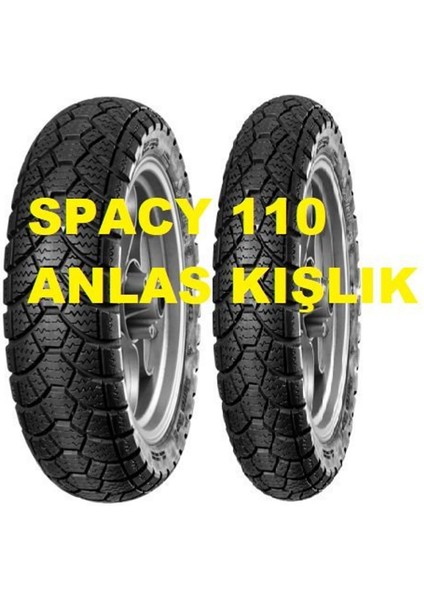 Honda Spacy 110 Ön Arka Kışlık Lastik Takımı Anlas(Winter Grip) _