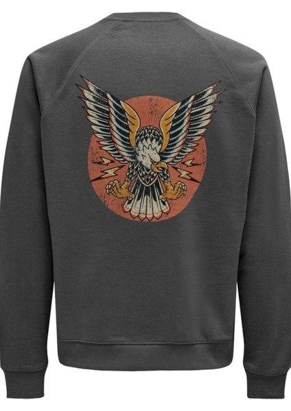 Onsmıchı Lıfe Reg Crew Neck Sweat Gri 22030618 fiyatları
