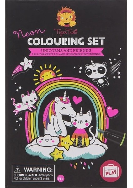 Neon Boyama Seti - Unicorns and Friends fiyatları