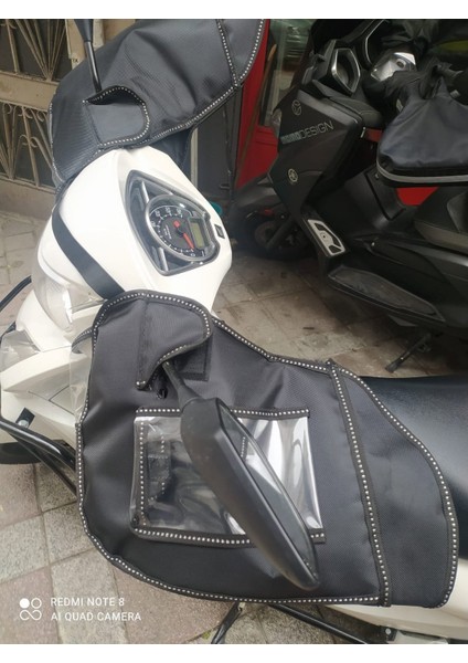 Scooter ve Cup Uyumlu Motosiklet Elcik Reflektörlü El Koruma Eldiven Elcik Rüzgarlık fiyatları