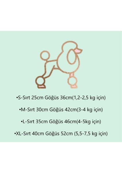 Caramel Bear Peluş Küçük Irk Köpek Sweatshirtü (1,5 kg - 8 kg arası köpeklere uygundur)