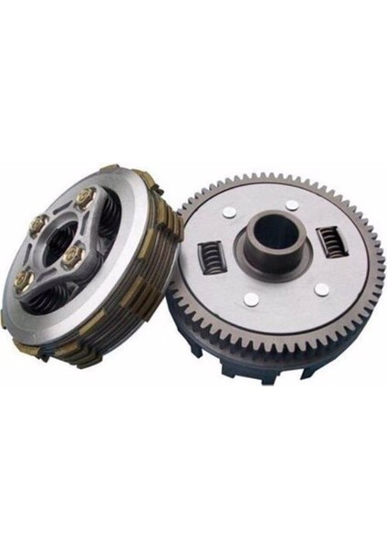 Honda Cb 125 E Uyumlu Debriyaj Göbeği Komple Taslı 5 Balatalı