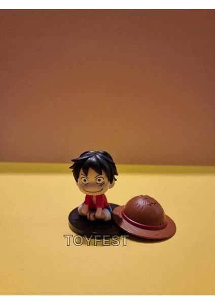 Anime One Piece Monkey D. Luffy Action Mini Figür Oyuncak Biblo Model 1 - 6.5 cm modelleri