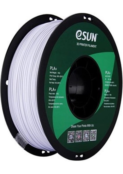 Urhanshop Esun Soğuk Beyaz Pla+ Filament 1.75MM 1 kg Plus