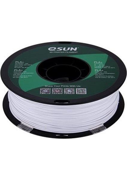 Urhanshop Esun Soğuk Beyaz Pla+ Filament 1.75MM 1 kg Plus