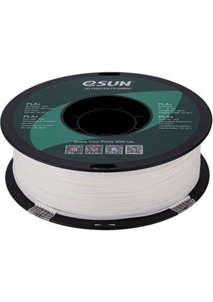 Urhanshop Esun Beyaz Pla+ Filament 1.75MM 1 kg Plus