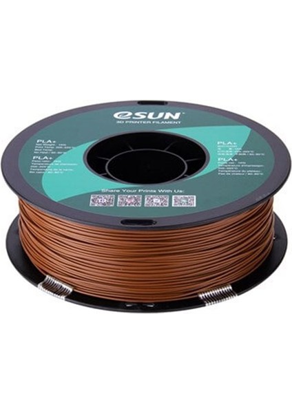 Urhanshop Esun Kahverengi Pla+ Filament 1.75MM 1 kg Plus