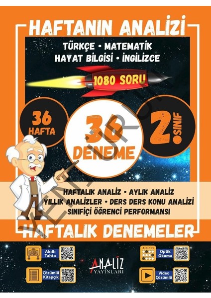 Analiz Yayınları 2. Sınıf Haftanın Analizi 36*36 Deneme