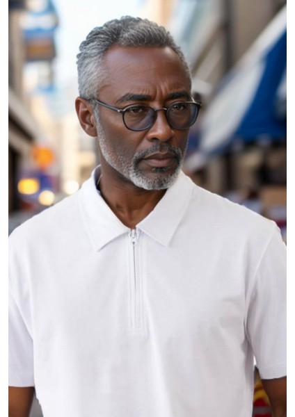 Erkek Polo Yaka Fermuarlı Regular Kesim Penye Tişört 1008 fırsatları