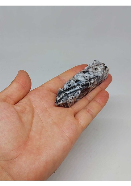 Kalsedon & Akik Druze Taşı Koleksiyonluk Piramit Uçlu (52986)