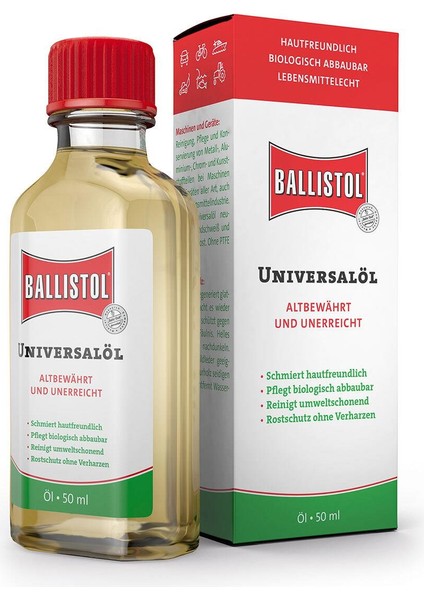 Ballistol Universal Yağ Cam Şişe 50 ml