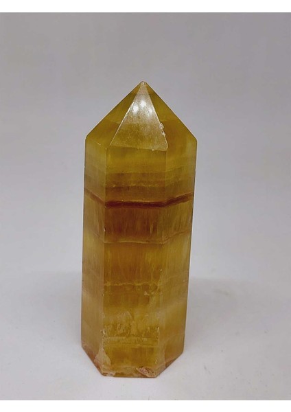 Kalsit Taşı Kristalize Koleksiyonluk Piramit Uçlu (52994) modelleri