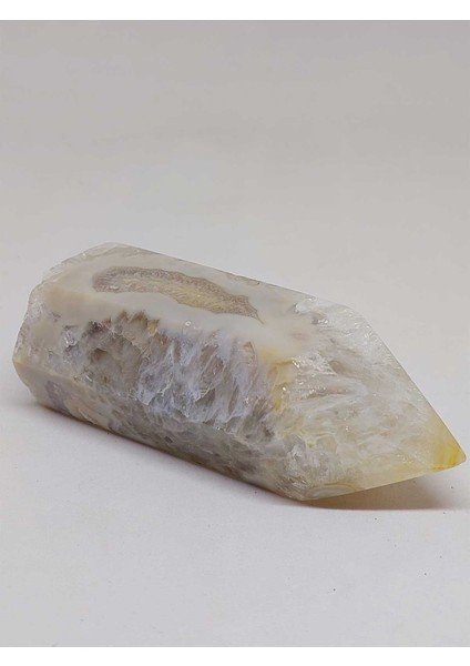 Kalsedon & Akik Druze Taşı Koleksiyonluk Piramit Uçlu (52972) fiyatları