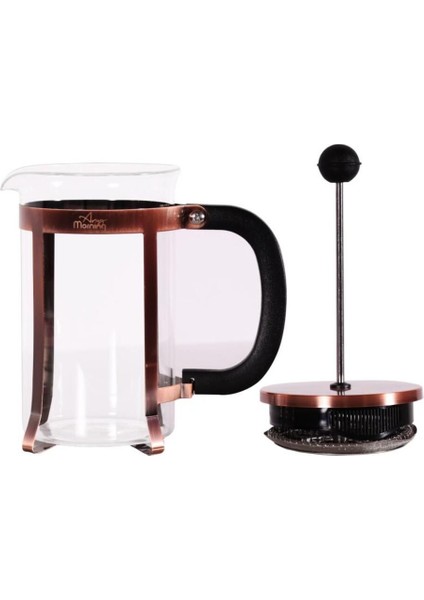 Paslanmaz Çelik French Press 600 ml, Metalik Renk, Kahve ve Bitki Çayı Demleme modelleri