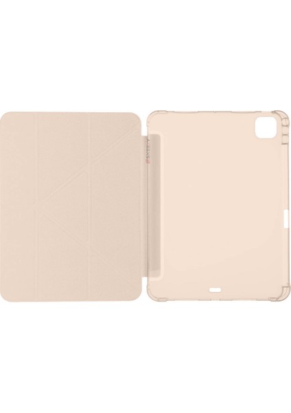iPad Pro 11 Inç M4 2024 Uyumlu Kılıf Üçgen Katlanabilir Kalem Şarj Bölmeli Kılıf A2836 A2837 A3006 fiyatları