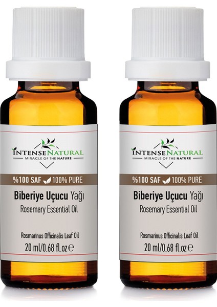 Biberiye Uçucu Yağı 20 ml x 2 %100 Saf ve Doğal Rosemary Essential Oil