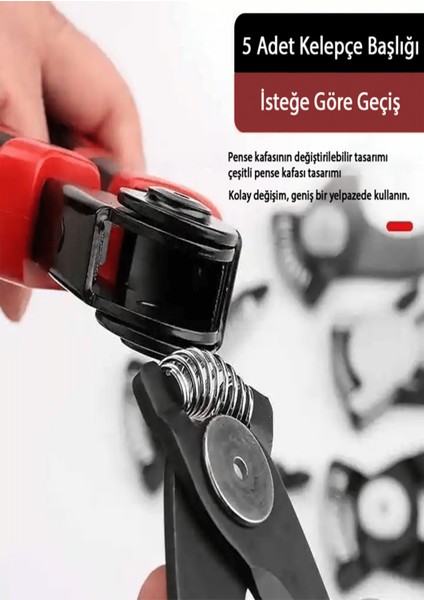 5'i 1 Arada Çok Amaçlı Çok Yönlü Ağır Hizmet Tipi Alet Kiti Çok Fonksiyonlu Çıkarılabilir Pense Çok Yönlü Alet Kiti fırsatları