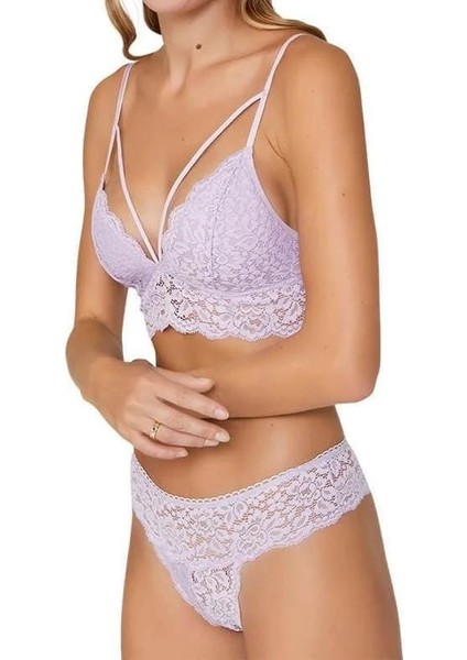 Dantelli Desteksiz Balensiz Bralet Takım