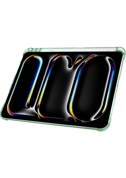 Apple iPad Pro 11 Inç 4.nesil M2 2022 Uyumlu Kılıf Üçgen Katlanabilir Kalem Şarj Bölmeli Kılıf fırsatları