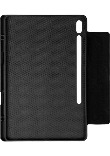 Samsung Galaxy Tab S8 Ultra SM-X900 Için Keyboard Bluetooh Bağlantılı Standlı Klavyeli Tablet Kılıfı