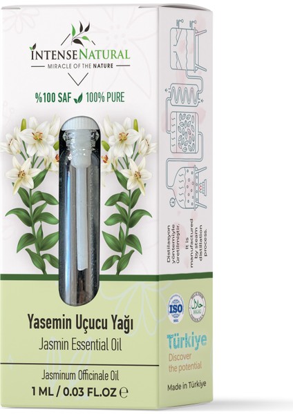 Yasemin Uçucu Yağı 1 ml %100 Saf ve Doğal Jasmine Essential Oil