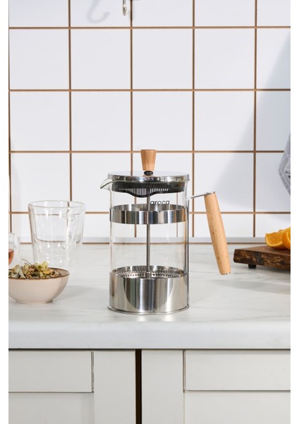 Tekno Trust Drew Borosilikat Cam French Press 800 ml