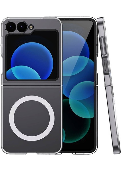 Samsung Galaxy Z Flip 6 Kılıf Nitro Anti Shock Darbe Emici Köşe Korumalı Şeffaf Silikon Kapak