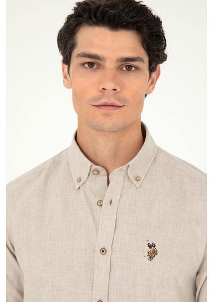 Erkek Bej Gömlek Basic 50293980-VR011 fiyatları