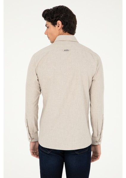 Erkek Bej Gömlek Basic 50293980-VR011 indirimleri