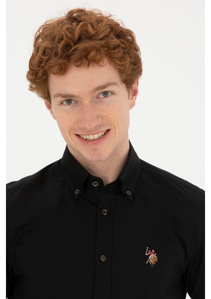 Erkek Siyah Gömlek Basic 50281921-VR046 fiyatları