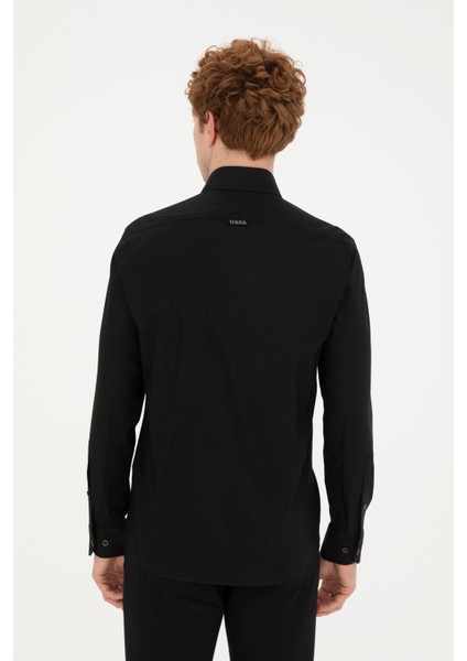 Erkek Siyah Gömlek Basic 50281921-VR046 indirimleri