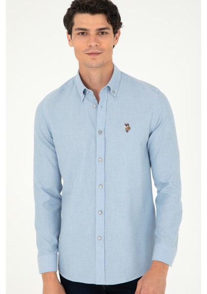 Erkek Açık Mavi Gömlek Basic 50293980-VR003 modelleri