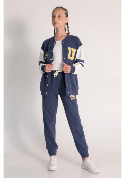 Dmb 1982 Yazılı Kız Eşofman Altı - Lacivert modelleri