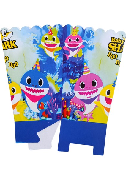 Ngüzel Party Baby Shark Mısır Kutusu (Baby Shark Popcorn) 8'li