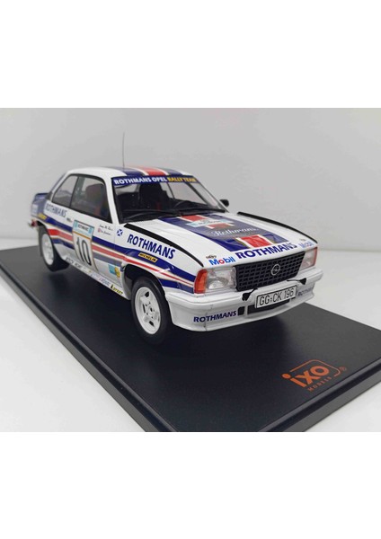 Ixo 1:18 1982 Opel Ascona Rally 400#10 J. Mcrae. I. Grindrod (Kapalı Gövde Metal Model)