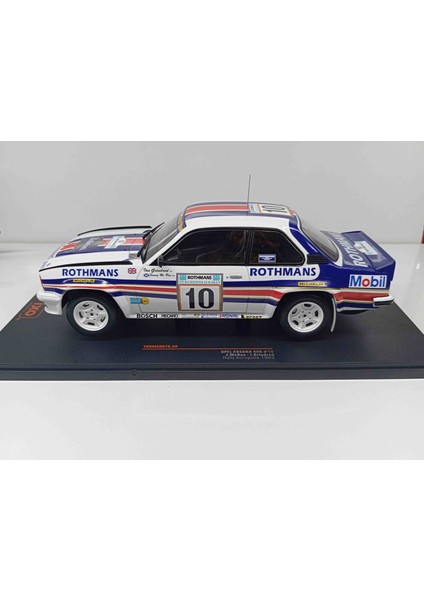 Ixo 1:18 1982 Opel Ascona Rally 400#10 J. Mcrae. I. Grindrod (Kapalı Gövde Metal Model)